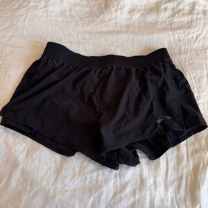 Brooks Black Athletic Running Shorts